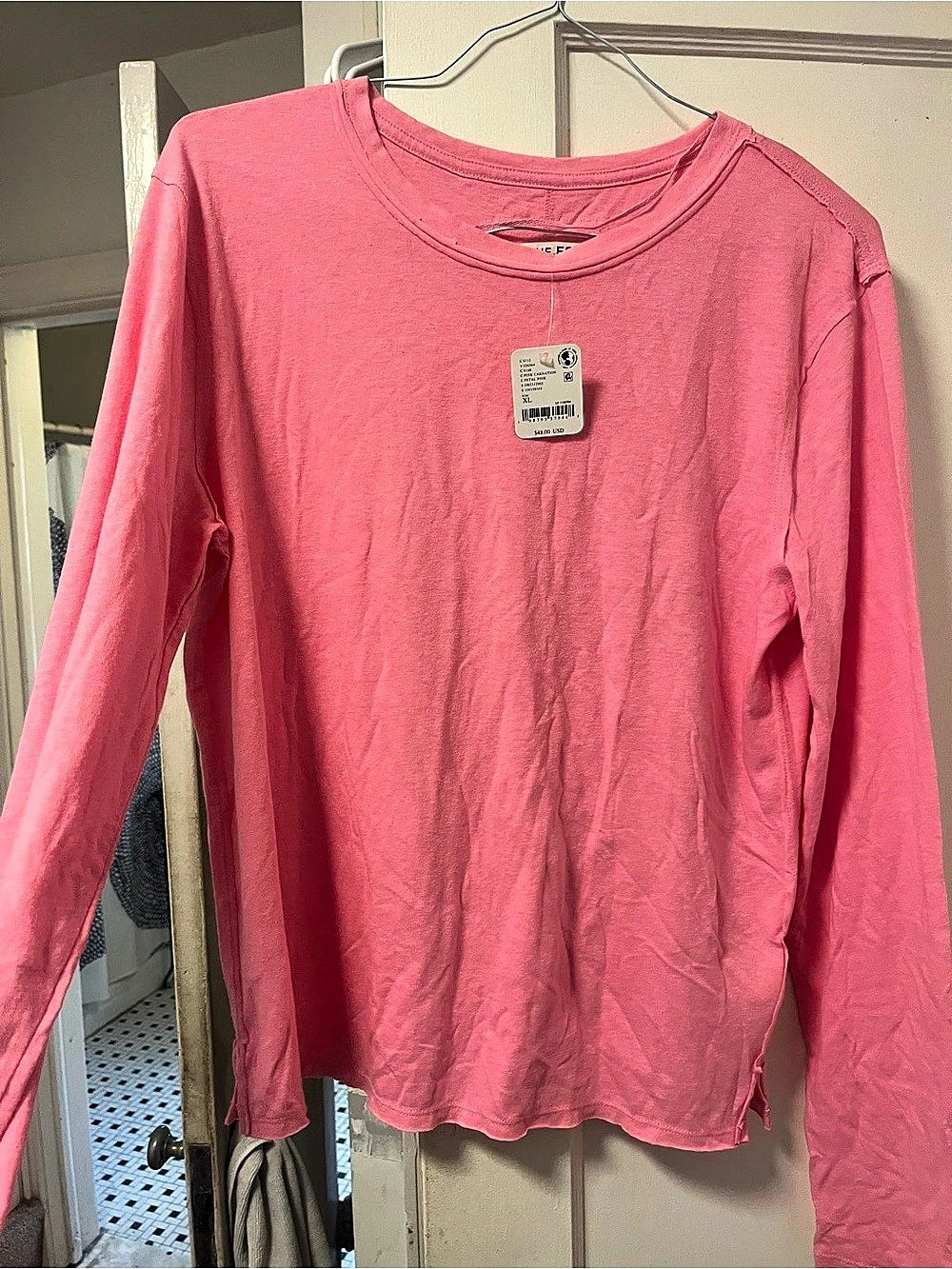 We The Free long sleeve tee in Pink Size XL NWT